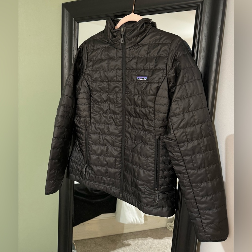NEW PATAGONIA WOMENS NANO PUFF JACKET in black